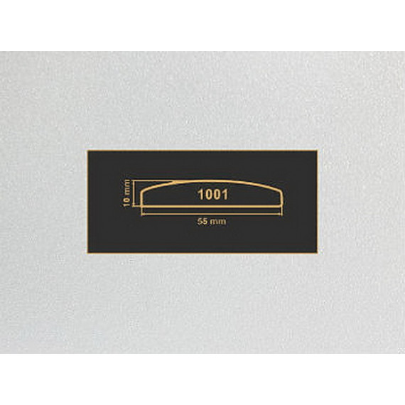 1001 алюминий накладка МДФ 2800