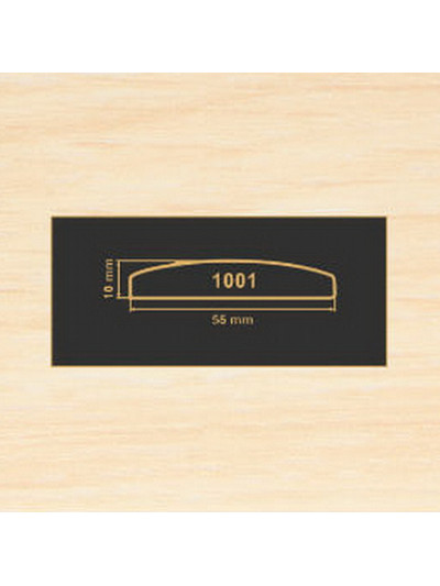 1001 дуб молочный накладка МДФ 2800