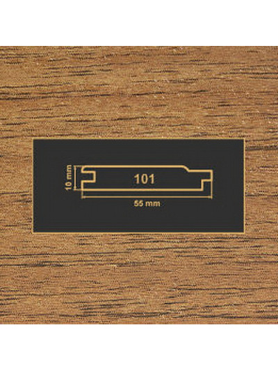 101 Орех лесной накладка МДФ 2620  - 1 2