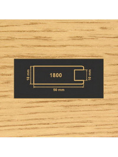 1800 Дуб рамковий профіль МДФ 2800  - 1 2