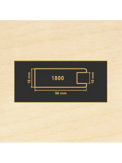 1800 Клен рамочный профиль МДФ 2800  - 1 2