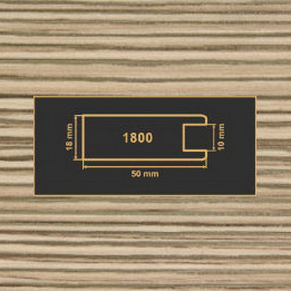 1800 лиственница рамочный профиль МДФ 2800