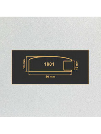 1801 Алюміній рамочний профіль МДФ 2800  - 1 2
