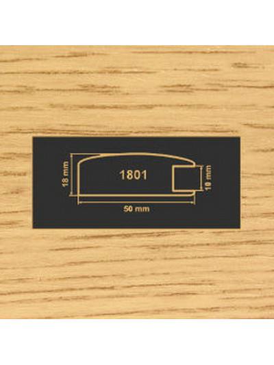 1801 Дуб рамочный профиль МДФ 2800  - 1 2