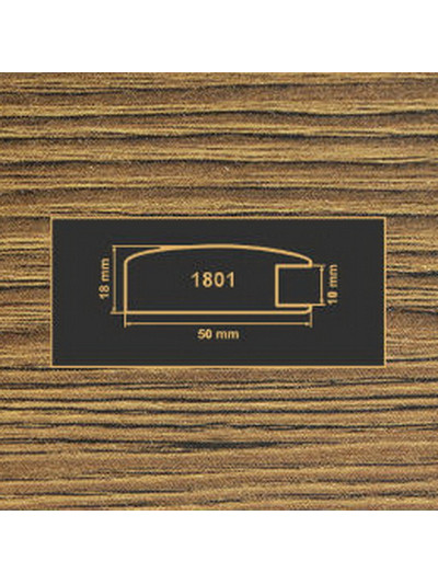 1801 Дуб родос темный рамочный профиль МДФ 2800  - 1 2