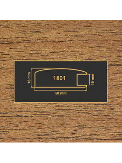 1801 Орех лесной рамочный профиль МДФ 2800  - 1 2