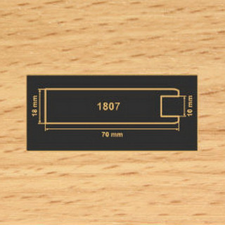 1807 бук рамочный профиль МДФ 2800