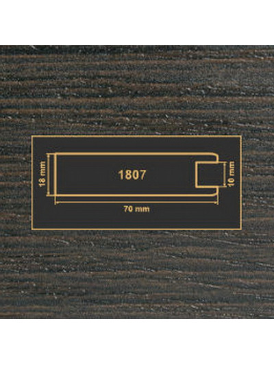 1807 Венге рамковий профіль МДФ 2800  - 1 2