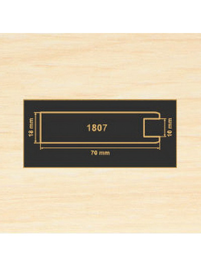 1807 Дуб молочний профіль МДФ 2800 (НОВИЙ)  - 1 2