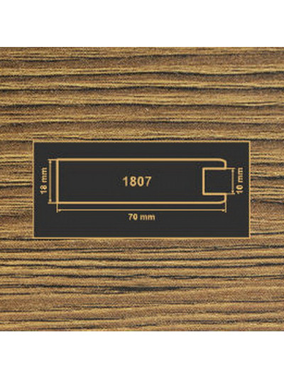 1807 Дуб родос темный рамочный профиль МДФ 2800  - 1 2