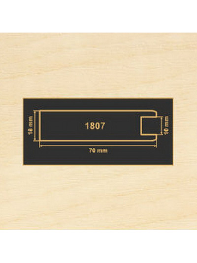 1807 Клен рамковий профіль МДФ 2800  - 1 2