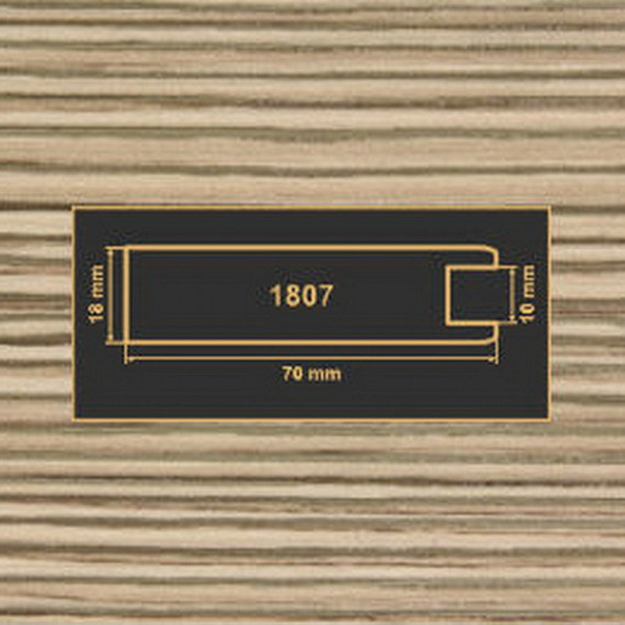 1807 лиственница рамочный профиль МДФ 2800