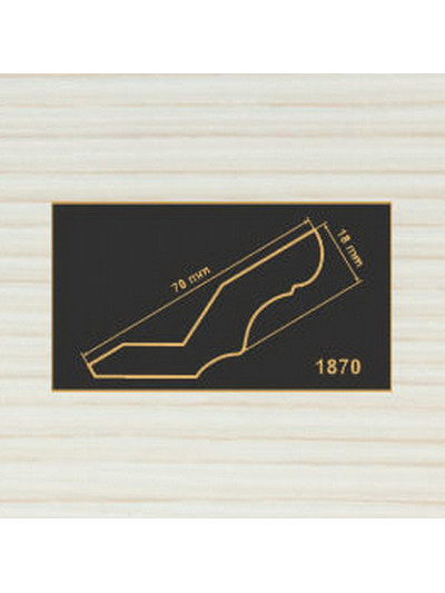 1870 вудлайн крем карниз МДФ 2800