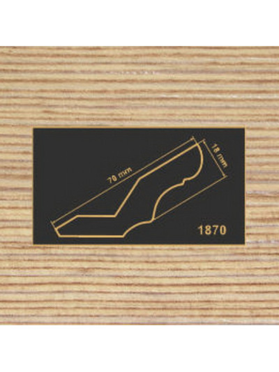 1870 фино-бронза карниз МДФ 2800