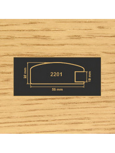 2201 Дуб рамковий профіль МДФ 2800  - 1 2