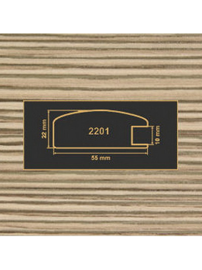 2201 Лиственница рамочный профиль МДФ 2800  - 1 2