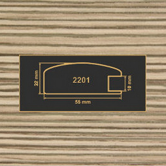 2201 лиственница рамочный профиль МДФ 2800