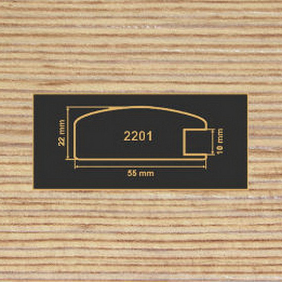 2201 фино-бронза рамочный профиль МДФ 2800