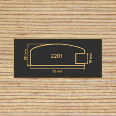 2201 фино-бронза рамочный профиль МДФ 2800