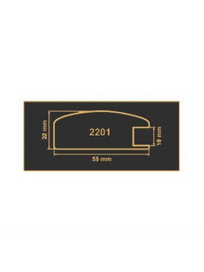 2201 черновой рамочный профиль МДФ 2800