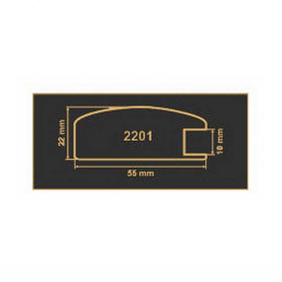 2201 черновой рамочный профиль МДФ 2800