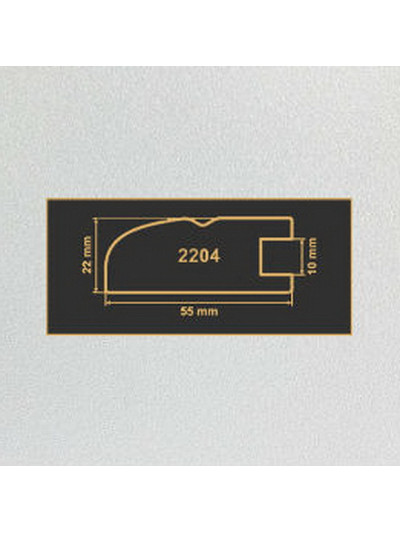 2204 Алюміній рамочний профіль МДФ 2800  - 1 2