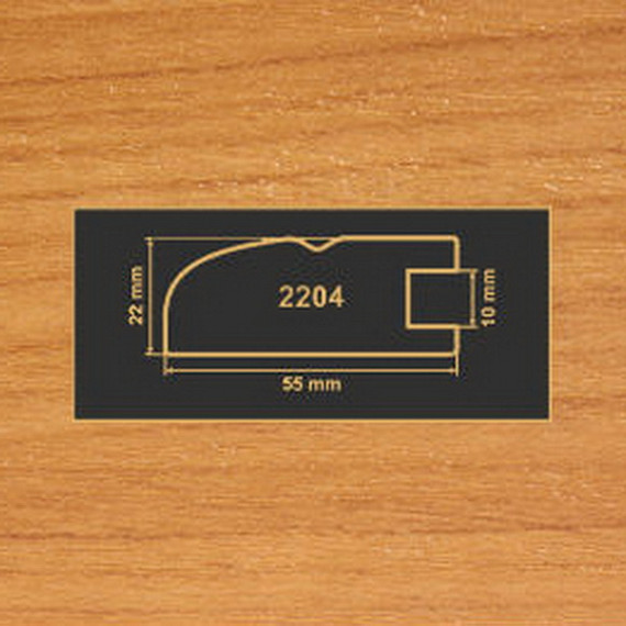 2204 вишня рамочный профиль МДФ 2800