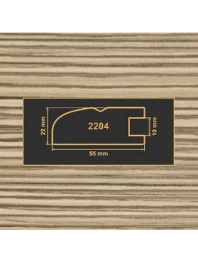 2204 Лиственница рамочный профиль МДФ 2800  - 1 2