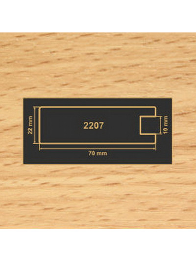 2207 Бук рамковий профіль МДФ 2800  - 1 2