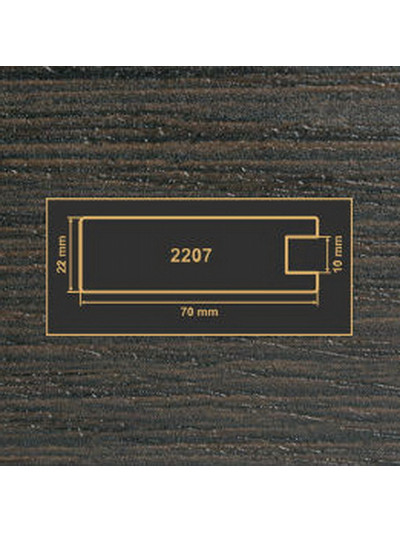 2207 Венге рамковий профіль МДФ 2800  - 1 2