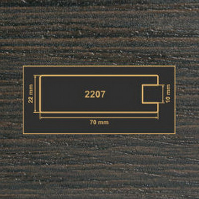 2207 венге рамочный профиль МДФ 2800