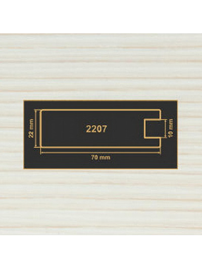 2207 Вудлайн крем рамковий профіль МДФ 2800  - 1 2