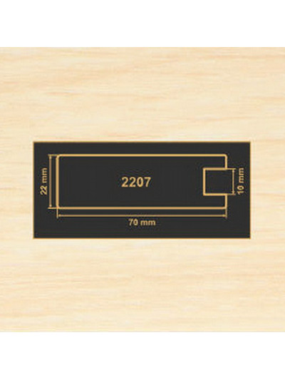 2207 Дуб молочний профіль МДФ 2800 (НОВИЙ)  - 1 2