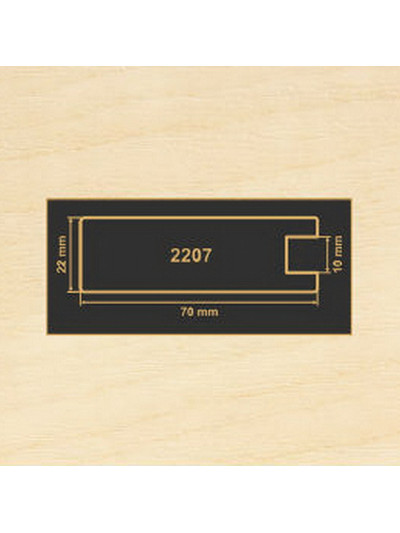 2207 Клен рамковий профіль МДФ 2800  - 1 2