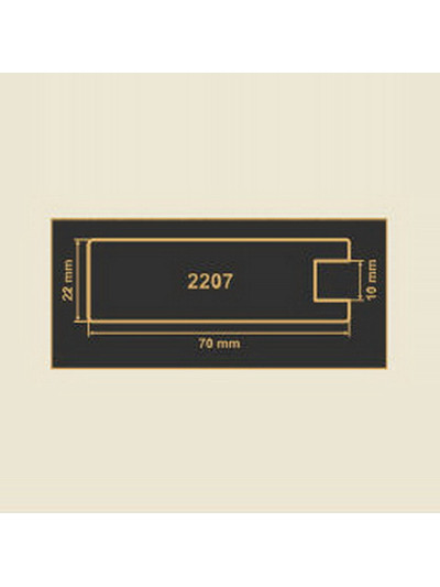 2207 Крем рамковий профіль МДФ 2800  - 1 2