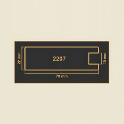 2207 крем рамочный профиль МДФ 2800
