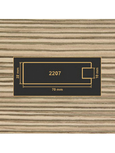 2207 Модрина рамковий профіль МДФ 2800  - 1 2