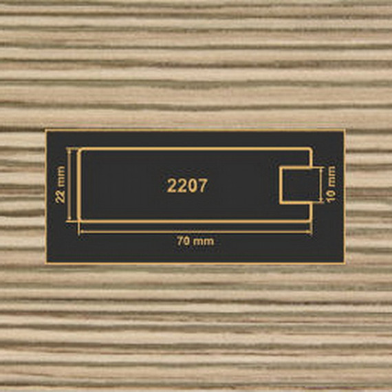 2207 лиственница рамочный профиль МДФ 2800