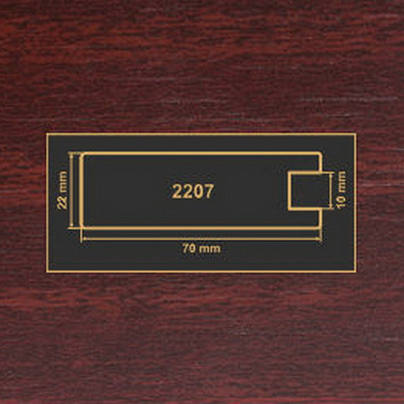 2207 махонь рамочный профиль МДФ 2800