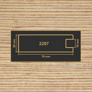 2207 фино-бронза рамочный профиль МДФ 2800