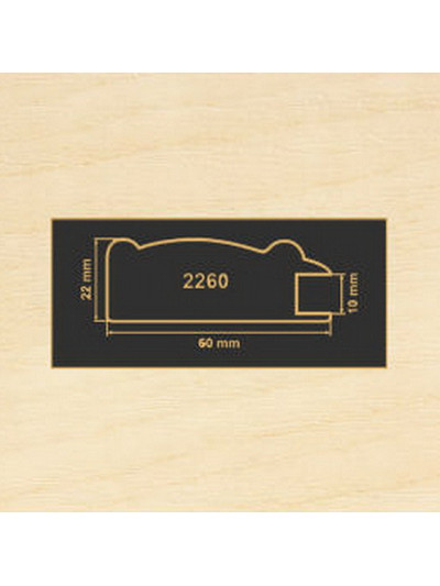 2260 Клен рамочный профиль МДФ 2800  - 1 2