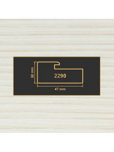 2290 Вудлайн крем рамочный профиль МДФ 2800  - 1 2