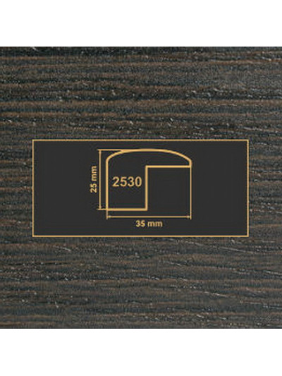 2530 Венге накладка угол  МДФ 2800  - 1 2