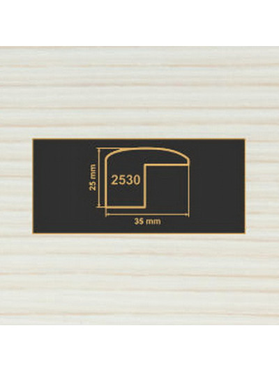 2530 Вудлайн крем накладка угол  МДФ 2800  - 1 2