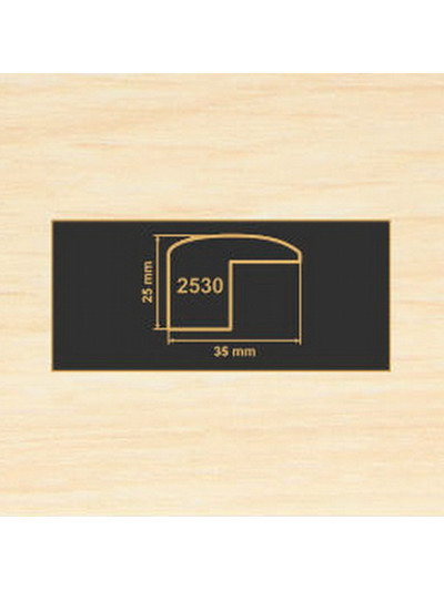 2530 Дуб молочний накладка кут 2800  - 1 2