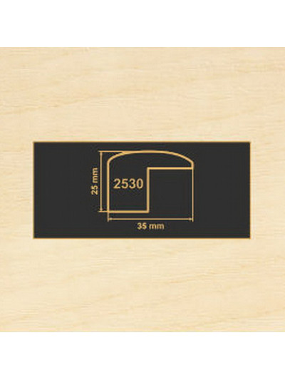 2530 Клен танзау накладка угол  МДФ 2800  - 1 2