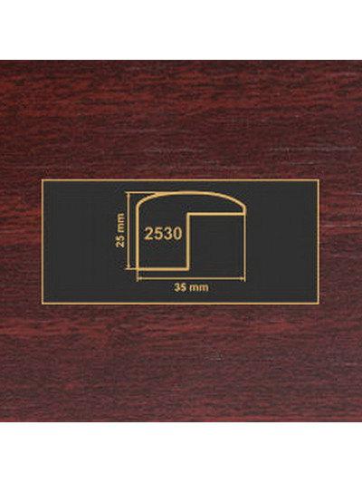 2530 Махонь накладка угол МДФ 2800  - 1 2