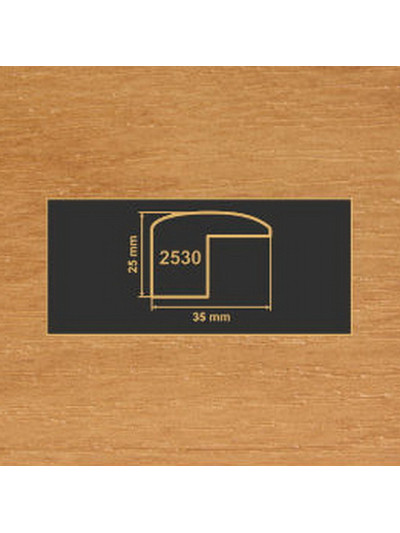 2530 Ольха накладка угол  МДФ 2800  - 1 2