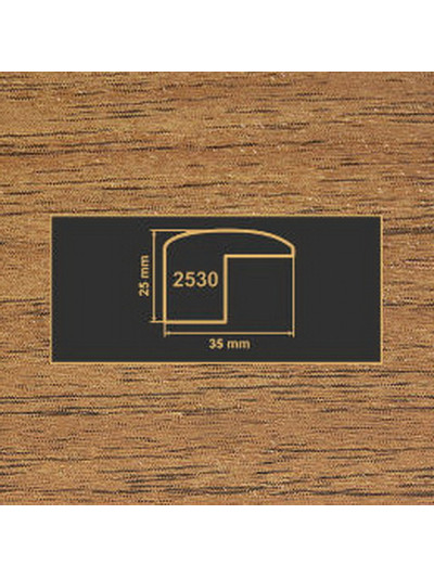 2530 Горіх лісовий накладка кут МДФ 2800  - 1 2