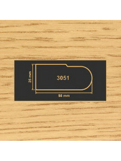 3051 груша накладка МДФ 2800